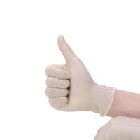 Buy cheap Natural Rubber 8.5 Powder Free Latex Exam Gloves product