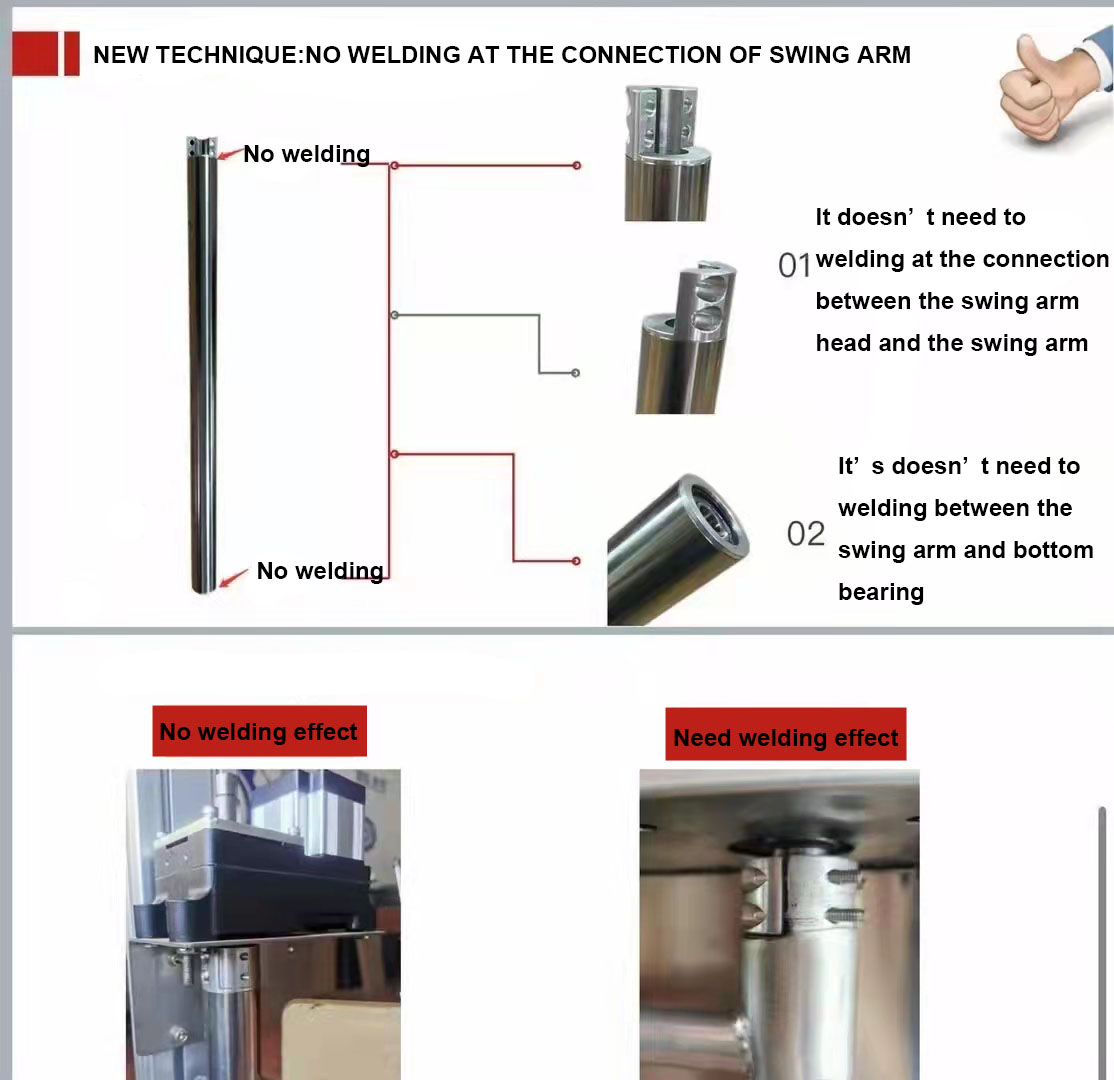 Waterproof Turnstile Swing Gate Motor Multifunctional For Company Access Control