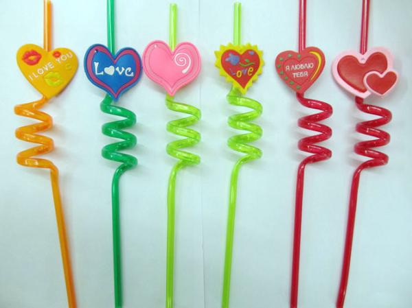 Buy cheap Disposables plastic drinking Straws Creative Arts Assorted Colors from wholesalers