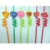 Buy cheap Disposables plastic drinking Straws Creative Arts Assorted Colors from wholesalers