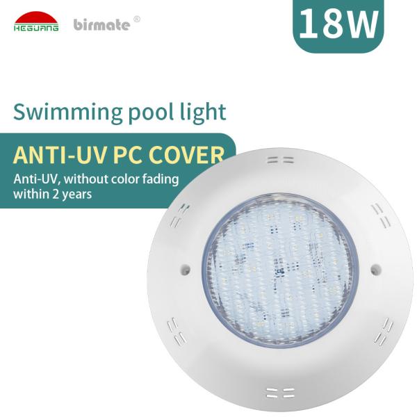 Buy cheap 12V IP68 Outdoor Fiberglass Pool Lights 19W 120° Beam Angle Transparent PC from wholesalers
