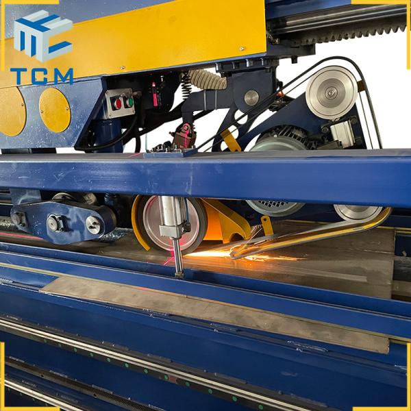 Buy cheap Longitudinal Welding Seam PLC CE Automatic Grinding And Polishing Machine from wholesalers