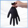 Buy cheap Anti Puncture Disposable PVC Gloves Easy Animal Handling Black Color from wholesalers