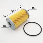 Paper Diesel Filter Oil-water Separator Filter JC-7015 For Komatsu PC30R-7