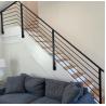 Buy cheap Contemporary FRP Handrails Indoors Fiberglass Stair Railing Black Smooth Treatment from wholesalers