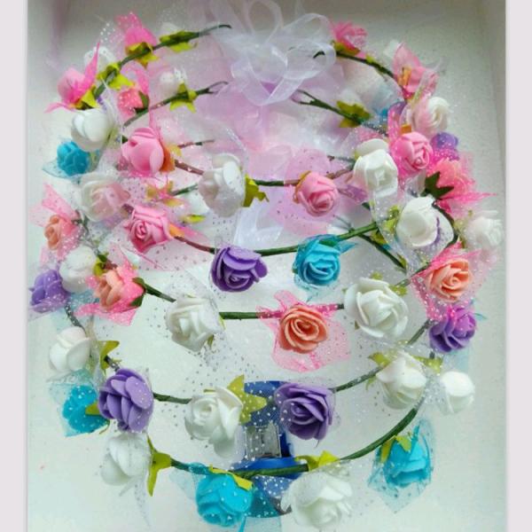 Buy cheap DIY bridal headdress headdress hair accessories necessary travel show bride wreath from wholesalers
