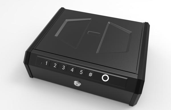 Buy cheap Secure Your Firearms with Biometric Fingerprint Hand Gun Safe Box H100*W360*D280mm from wholesalers