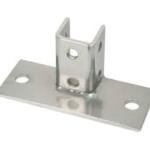 Custom Made Stainless Steel Fabrication Energy Floor Mount Base Plate at