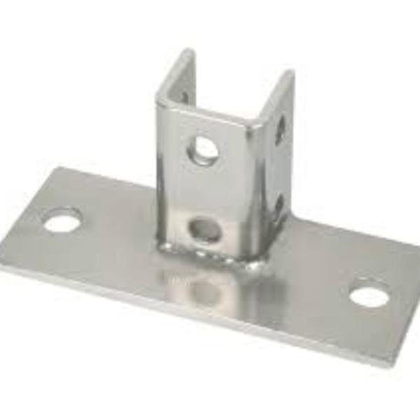 Custom Made Stainless Steel Fabrication Energy Floor Mount Base Plate at