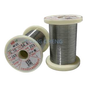 Buy cheap NF43 PTC Ni-Fe Alloy Wire 45-50% Nickel Content for Temperature-Sensitive and Self-Regulating from wholesalers