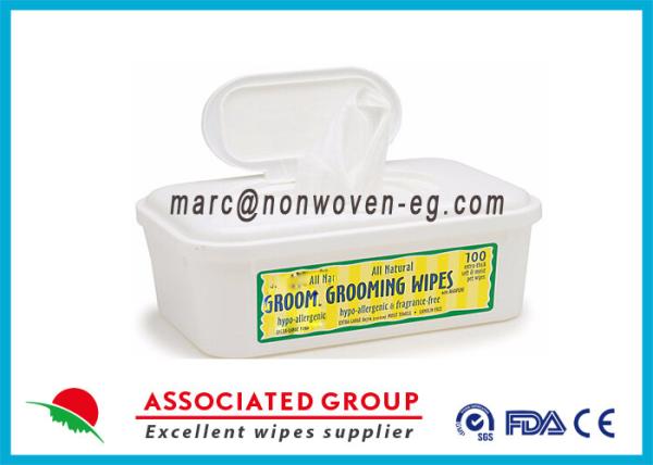 Buy cheap Natural Healthy Pet Cleaning Wipes Fragrance Free Compostable from wholesalers