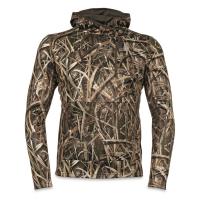 Buy cheap Waterproof Camo Fleece Hoodie With Chest Zipper Pocket Customized Logo product