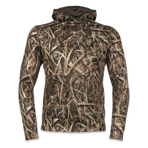 Wholesale Waterproof Camo Fleece Hoodie With Chest Zipper Pocket Customized Logo from china suppliers