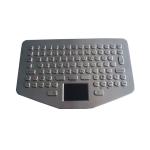 Buy cheap IP65 Static Vehicle Metal Ruggedized Keyboard Waterproof Touchpad 94 keys from wholesalers