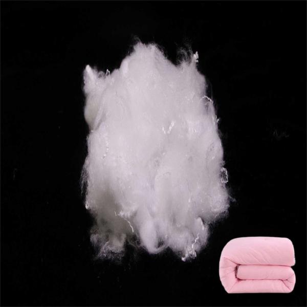 Buy cheap Customizable Soft Virgin Polyester Short Cut Fiber 32mm For Quilt Blanket from wholesalers