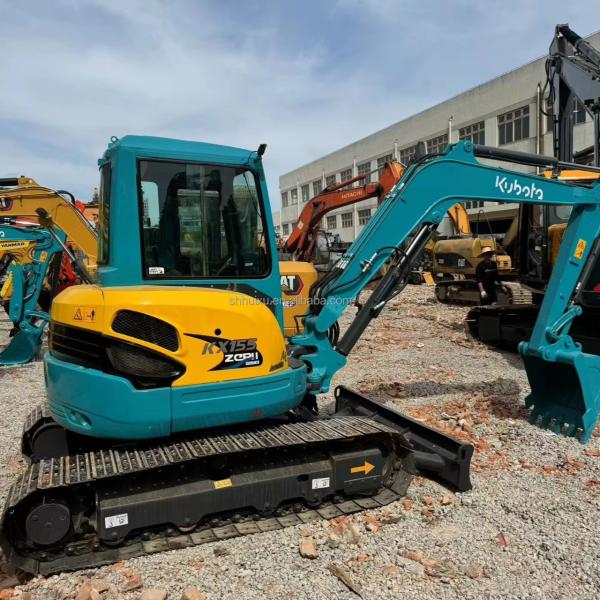 Buy cheap 5.5 Ton Mini Used Excavator Kubota Kx155 Original Japan Crawler Digger from wholesalers