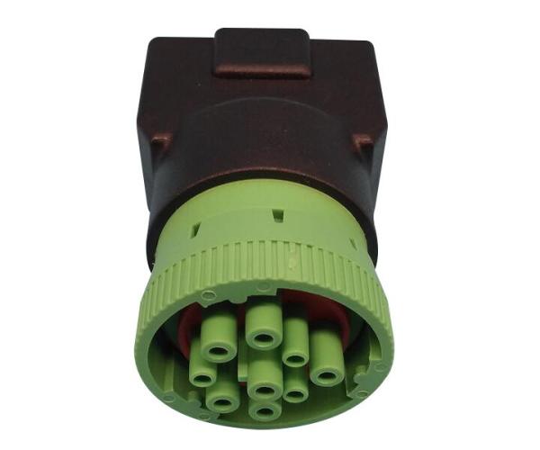 Buy cheap Green J1939 Deutsch 9-Pin Female to J1962 OBD-II OBD 16 Pin Female Adapter from wholesalers