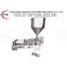 Buy cheap 300-2500ml Cosmetic Horizontal Filling Machine Double Heads Semi Auto Paste Filler from wholesalers