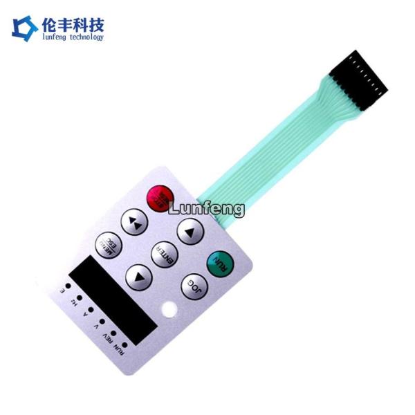 Buy cheap Matte Surface Metal Dome Membrane Switch for Customized in Extreme Temperatures from wholesalers