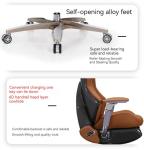 Light Luxury Office Leather Reclining Dual- Boss Chair with 3 Years After-Sales