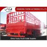 Buy cheap Steel removable fence semi tractor trailer for cattle delivery from wholesalers