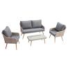 Buy cheap Patio Poly PE Rattan Weave Lounge Sofa Outdoor Garden Furniture from wholesalers