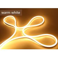 Buy cheap Warm White LED Neon Flex Strip 2.77cm Cuttable Length Anti Aging Jacket product