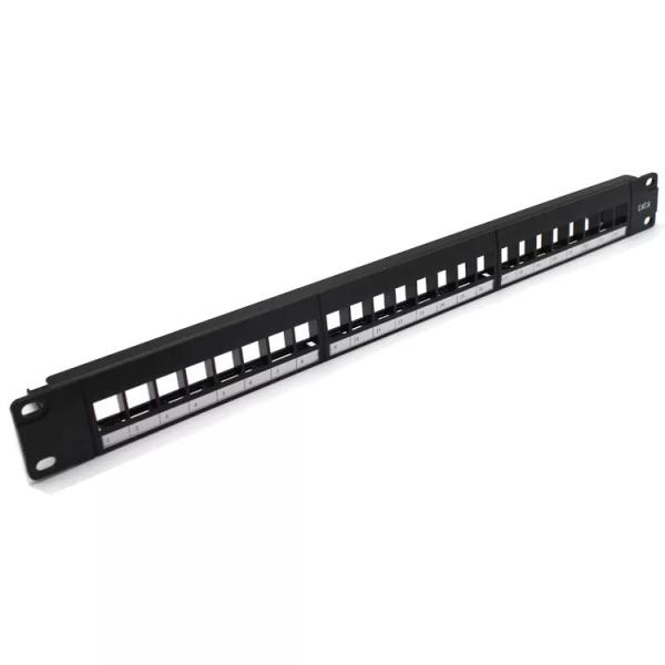 Buy cheap 19 Inch CAT6 UTP Patch Panel 1U RJ45 24 Ports Blank from wholesalers