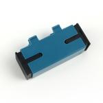 Simplex SC Subscriber Connector , Blue Fiber Optic Adaptor For Telecommunication