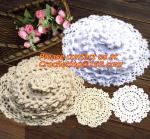 Cotton Vintage Doily Patterns Colored Crochet Doilies Placemats for Wedding