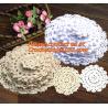 Buy cheap Assorted color handmade crochet Crocheted Doilies for wedding, Crochet Doily, doily, cup from wholesalers