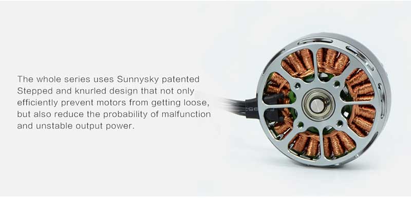 Aerial Heavy Lift Drone Motors 300KV High Efficiency Brushless Motor