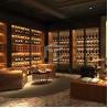 Buy cheap ODM Free Standing Wooden Wine Rack 20mm Thick MDF Optional Wine Store Display from wholesalers