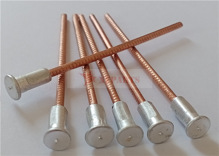 Ship Building M3x90mm Bimetallic Cd Pins With Aluminum Base And Copper Coat Steel Nail