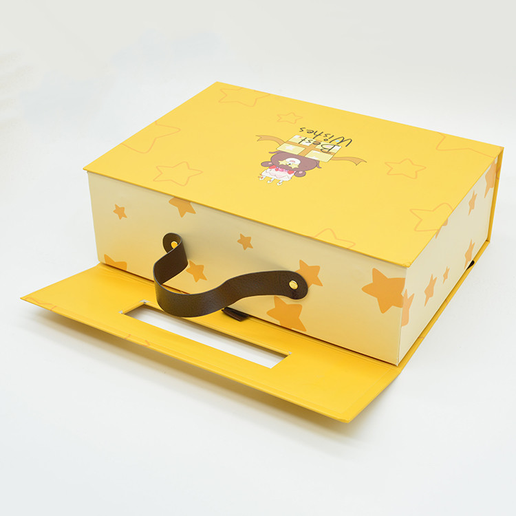 Gold Foil CMYK Foldable Packaging Box For Baby Clothes ODM