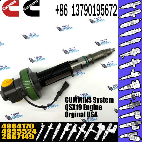 Buy cheap 4964170 Diesel QSK19 Engine Common Rail Fuel Injector 4955524 2867149 4955527 2882079 4964173 from wholesalers