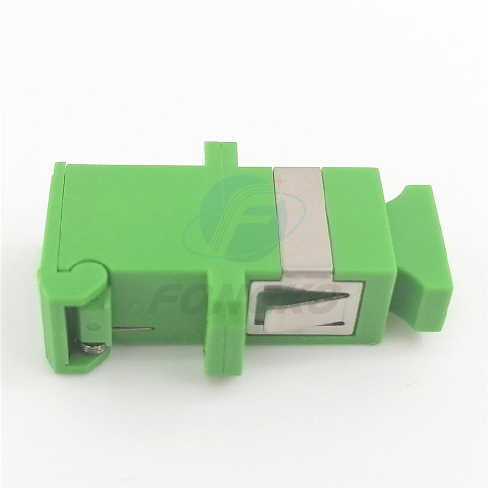 Hot sales SC APC Optical fiber hybrid adapter Auto Shutter simplex flange fiber optical adapters