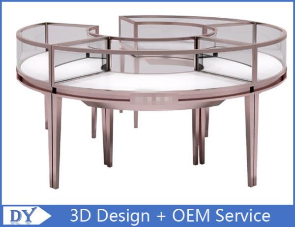 Buy cheap Stainless Steel Frame Jewellery Shop Display Counters , Jewellery Showroom Furniture from wholesalers
