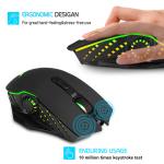 7 Keys 4 Adjustable DPI 50uA 2480MHZ CW200 3D Gaming Mouse
