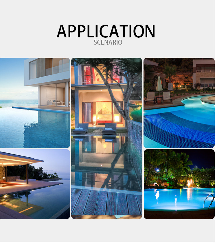 DC 12V RGB IP68 1700LM 18W Led Swimming Pool Lamp