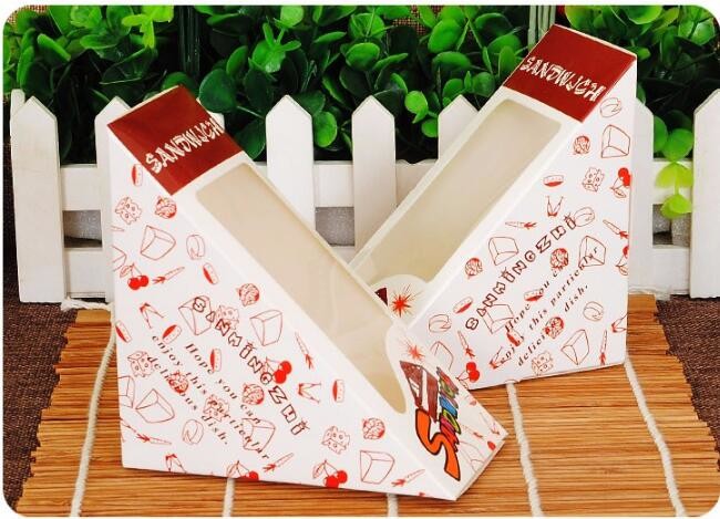 economy Cupcake Box White Window Cake Box customized Wedding Cake Box,6inch in stock PET Plastic Clear birthday Cake Box