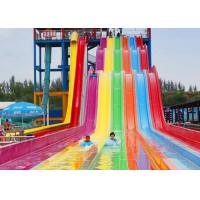 Buy cheap Racing Extreme Water Slides 12m Height Fiberglass For Resorts Pool product