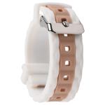 Unbreakable Rubber Wrist Watch Band 16mm 20mm Two Tone Colors
