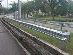 Highway Guardrail M180 Hot Dip Galvanized W Beam 2.7mm Thickness