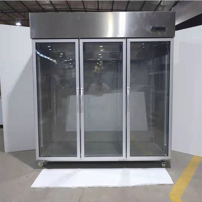 110W 1500L Commercial Stainless Steel Refrigerator Freezer