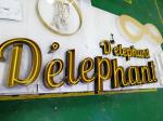White Neon Channel Letter Signs 24.5mm Stainless Steel For Advertising