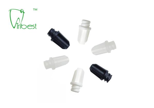 Buy cheap Medical Sterile Luer Lock Luer Slip Dental Syringe Cap Disposable Black White from wholesalers