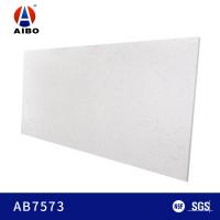 Buy cheap Impact Resistant White 15mm quartz man made stone For Interior Decoration product
