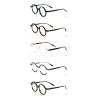 Buy cheap Black Artisanal Personality Acetate Titanium Glasses Fad Retro Frame MR 98031 from wholesalers