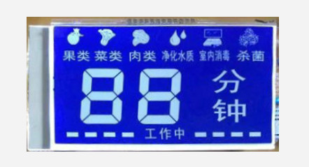 Customized Monochrome LCD Display TN HTN 7 Segment For Multimedia Player